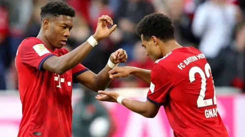 Gnabry y Alaba le pusieron pimienta al partido.