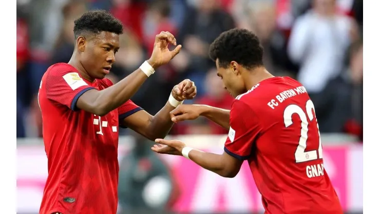 Gnabry y Alaba le pusieron pimienta al partido.