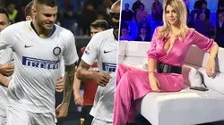 Foto de Mauro Icardi con Wanda Nara.
