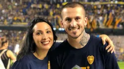 Con La Bombonera de fondo, la mujer de Benedetto festejó el cumpleaños de Boca en Instagram