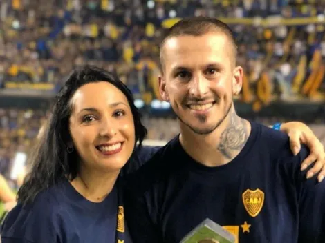 Con La Bombonera de fondo, la mujer de Benedetto festejó el cumpleaños de Boca en Instagram
