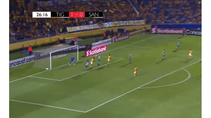 Santos pudo empatarlo, pero Tigres es demasiado efectivo y ya gana 2 a 0 gracias a Enner Valencia