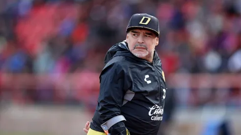 Diego Maradona, siempre comprometido.