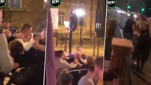 Jordan Pickford, arquero de la Selección de Inglaterrra, protagonizó una pelea que incluyó golpes de puño