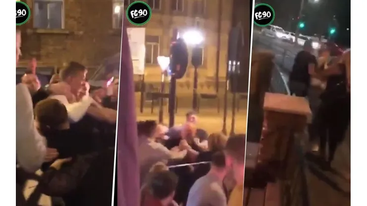 Jordan Pickford, arquero de la Selección de Inglaterrra, protagonizó una pelea que incluyó golpes de puño