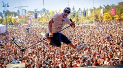 Foto de Pablo Lescano, cantante de Damas Gratis.