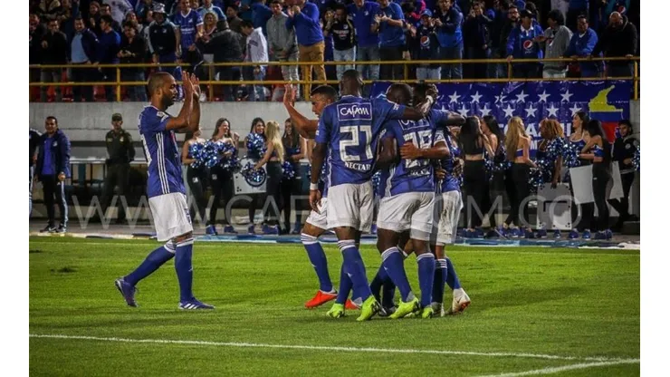 El festejo de todo Millonarios.