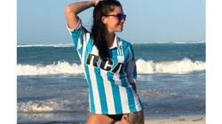 Apenas Racing salió campeón, la novia de Centurión le dedicó una historia a Ricky