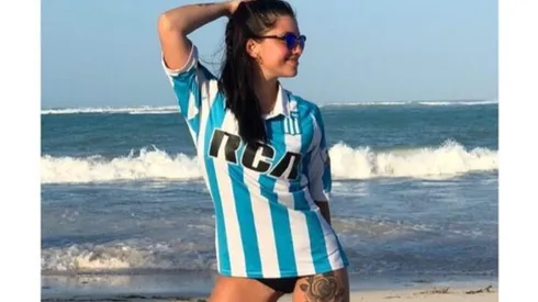 Apenas Racing salió campeón, la novia de Centurión le dedicó una historia a Ricky