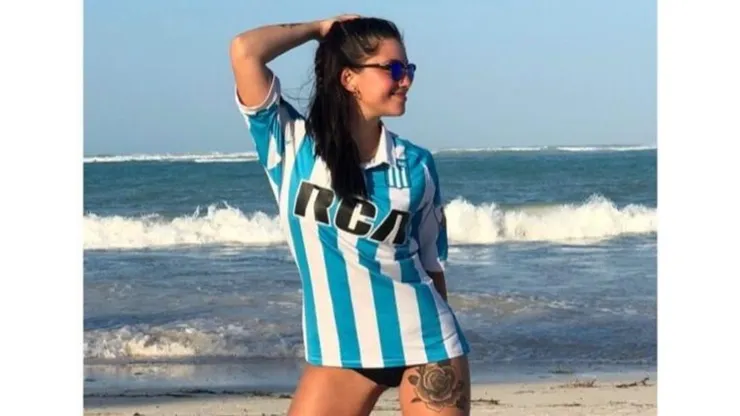 Apenas Racing salió campeón, la novia de Centurión le dedicó una historia a Ricky
