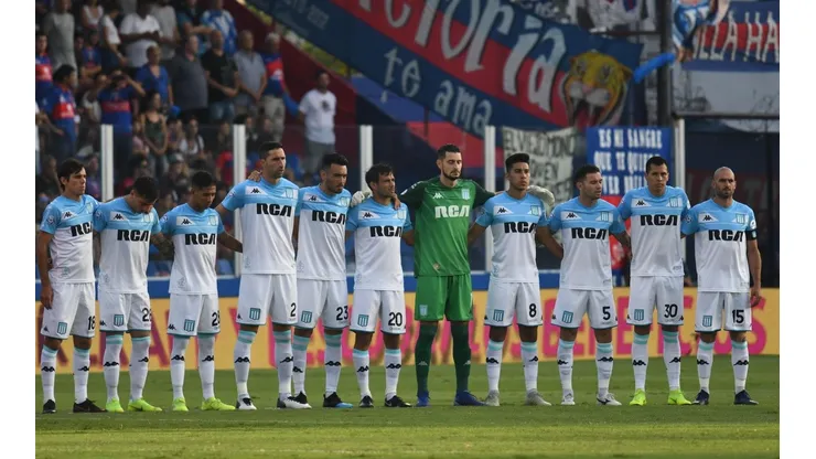 El equipo de Racing en Victoria.