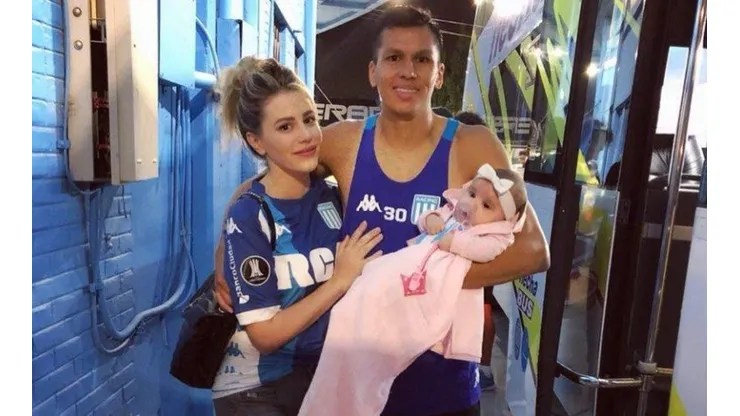 Leonardo Sigali y su familia.