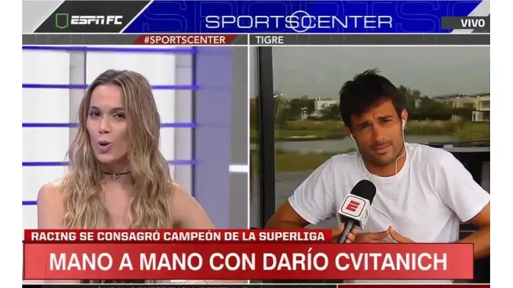 La mandó al frente: Cvitanich contó cómo lo esperó Chechu Bonelli anoche
