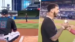 Anuel AA probó con el béisbol, le faltó fuerza pero subió el video a Instagram para reírse