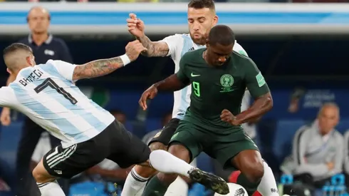 Odion Ighalo en el Mundial de Rusia.