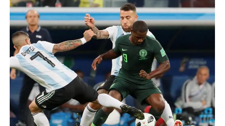Odion Ighalo en el Mundial de Rusia.