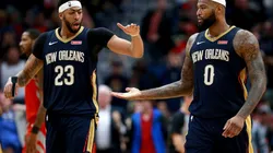 Cousins y Davis jugando juntos en los Pelicans