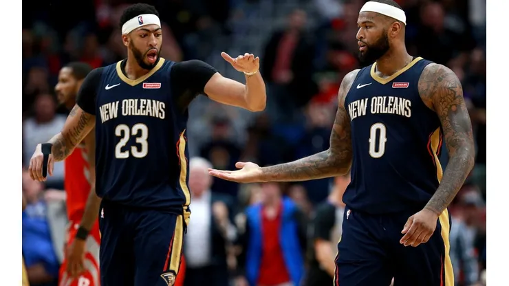 Cousins y Davis jugando juntos en los Pelicans