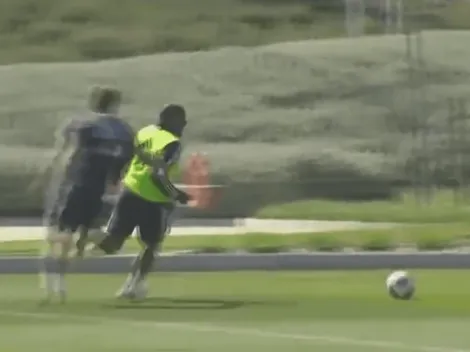 Está intacto: Roberto Carlos demostró toda su magia en un entrenamiento del Real Madrid Castilla