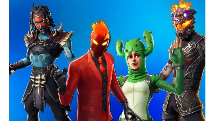 Todas las skins filtradas de la nueva actualización de Fortnite