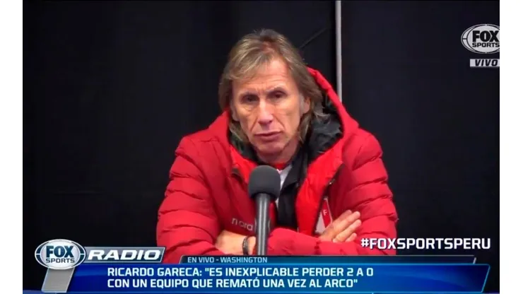 Gareca confirmó que Perú se encuentra en un proceso de crecimiento