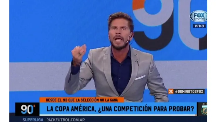 Estaban hablando del entrenador para la Selección Argentina y Vignolo se re calentó en vivo