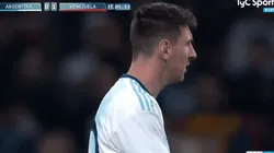 Foto captura de Lionel Messi.