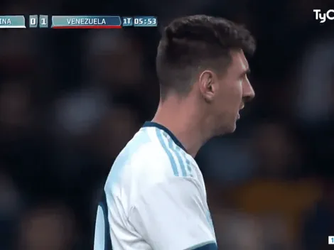 Volvió el capitán: la reacción de Messi en el gol de Venezuela