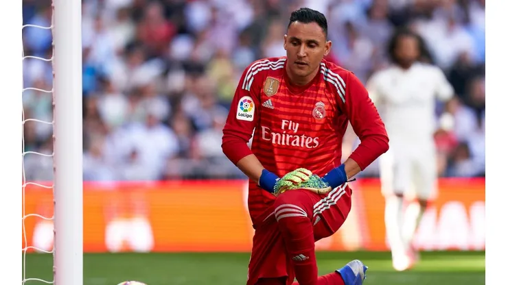 Foto de Keylor Navas, arquero de Real Madrid.