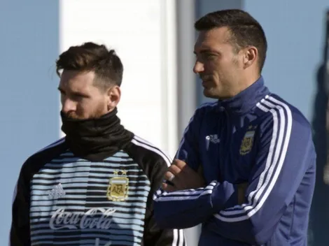 Así fue la reunión de Scaloni y Messi en el primer día de la Selección Argentina
