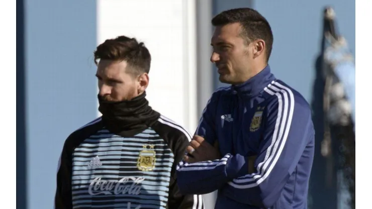 Así fue la reunión de Scaloni y Messi en el primer día de la Selección Argentina