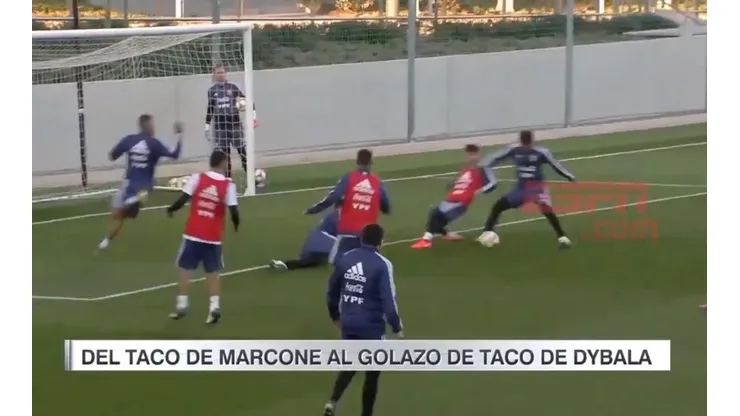 Golazo espectacular de la Selección Argentina.