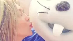 Malena Ayerbe disfrutó de la victoria de su equipo.