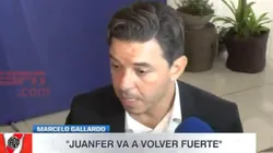 Gallardo contó qué va a hacer River ante la lesión de Quintero