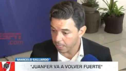 Gallardo contó qué va a hacer River ante la lesión de Quintero