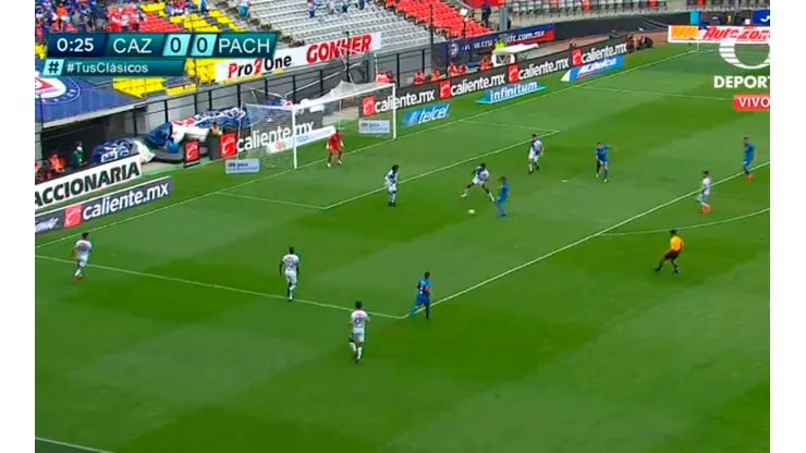 Rafa Baca sorprendió a todo Pachuca y Cruz Azul gana desde el vestuario