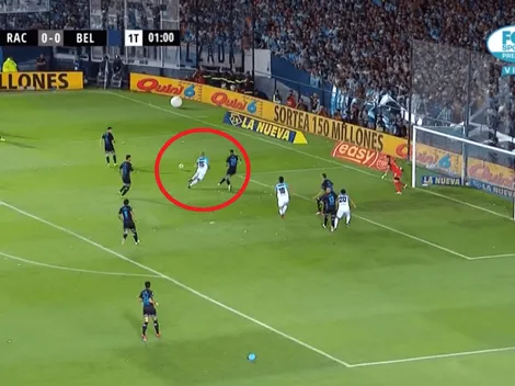 Así de rápido: Lisandro López tardó 63 segundos en poner el 1-0 de Racing