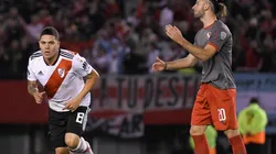 Festejo de River en la Copa Libertadores 2018.