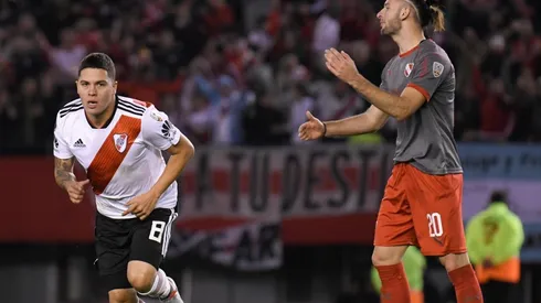 Festejo de River en la Copa Libertadores 2018.