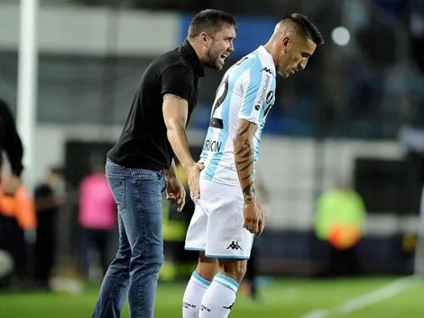 Centurión está feliz: va a poder volver a jugar en Racing, pero no con Coudet