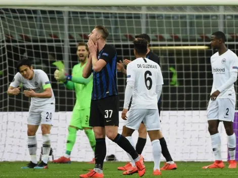 Sin Icardi ni Lautaro Martínez, a Inter nadie lo salvó y se quedó afuera de la Europa League