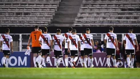 SIN GENTE. River jugó a puertas cerradas por la sanción de Conmebol (Foto: Getty).