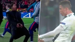 ¡Cristiano Ronaldo festejó como Diego Simeone la clasificación de Juventus!