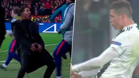¡Cristiano Ronaldo festejó como Diego Simeone la clasificación de Juventus!