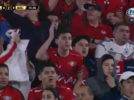 Pegan donde duele: los hinchas de Wilstermann mostraron una camiseta de River