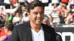 Gallardo los hizo reír a todos cuando habló del tercer gol de River