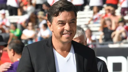 Gallardo los hizo reír a todos cuando habló del tercer gol de River