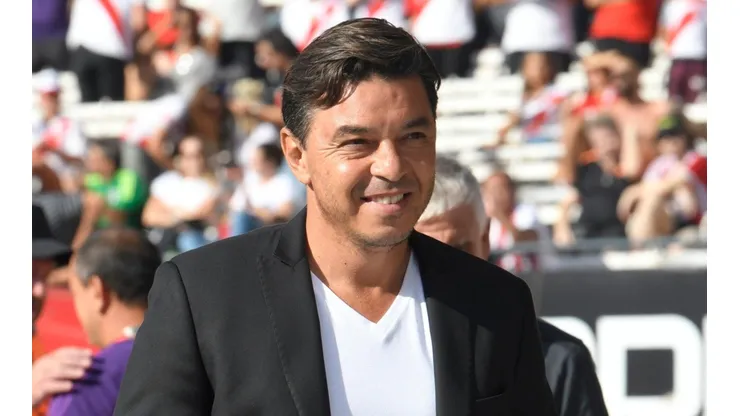 Gallardo los hizo reír a todos cuando habló del tercer gol de River