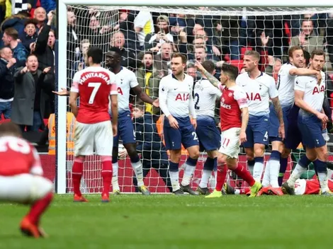 Todo muy Arsenal: Aubameyang erró un penal en el 90' y Tottenham le empató el derby