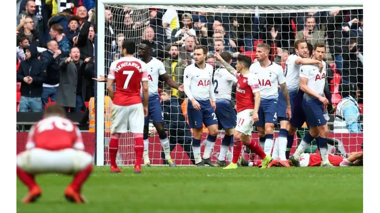 Todo muy Arsenal: Aubameyang erró un penal en el 90' y Tottenham le empató el derby